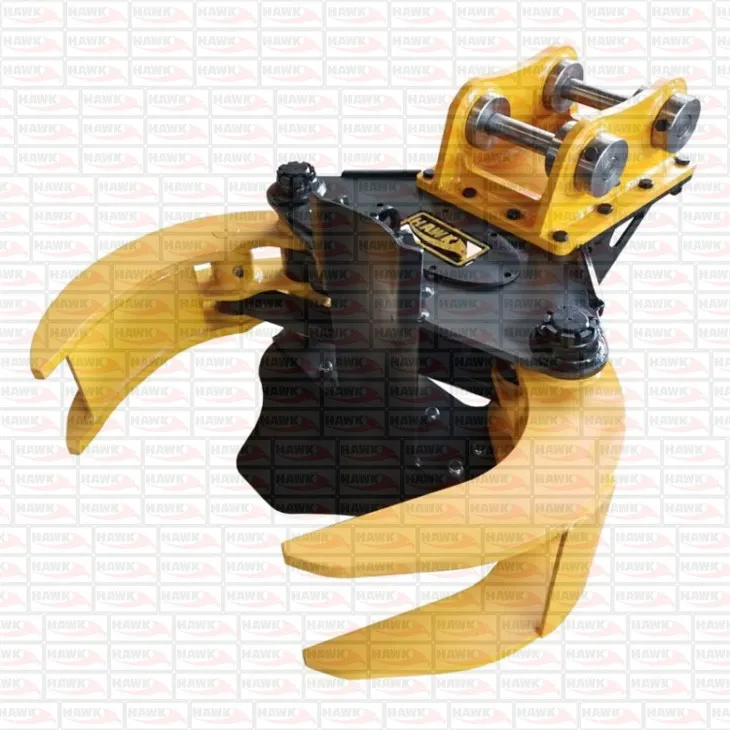 Excavator Grabbing Tree Shear With Blade