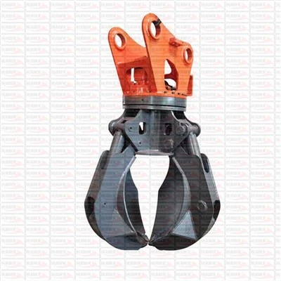 Grapple Kulit Oren Hidraulik Motor Berputar